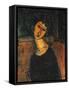 Jeanne Hebuterne-Amedeo Modigliani-Framed Stretched Canvas