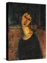 Jeanne Hebuterne-Amedeo Modigliani-Stretched Canvas