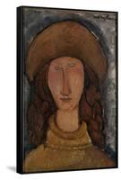 Jeanne Hébuterne-Amedeo Modigliani-Framed Stretched Canvas