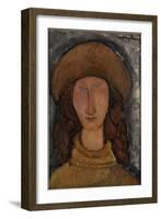 Jeanne Hébuterne-Amedeo Modigliani-Framed Giclee Print