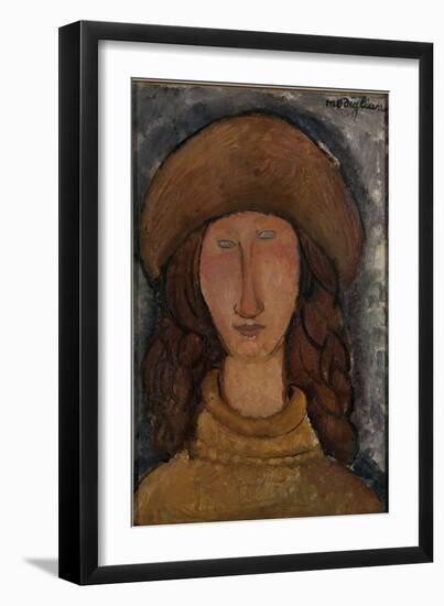 Jeanne Hébuterne-Amedeo Modigliani-Framed Giclee Print