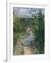 Jeanne in the Garden, Pontoise, C.1872-Camille Pissarro-Framed Giclee Print