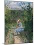 Jeanne in the Garden, Pontoise, C.1872-Camille Pissarro-Mounted Giclee Print