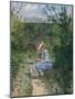 Jeanne in the Garden, Pontoise, C.1872-Camille Pissarro-Mounted Giclee Print