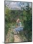 Jeanne in the Garden, Pontoise, C.1872-Camille Pissarro-Mounted Giclee Print