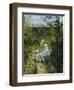 Jeanne in the Garden, Pontoise-Camille Pissarro-Framed Giclee Print