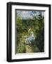 Jeanne in the Garden, Pontoise-Camille Pissarro-Framed Giclee Print