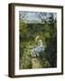 Jeanne in the Garden, Pontoise-Camille Pissarro-Framed Giclee Print