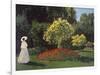 Jeanne-Marguerite Lecadre in the Garden-Claude Monet-Framed Premium Giclee Print