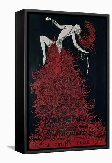 Jeanne-Marie Bourgeois, known as Mistinguett-null-Framed Stretched Canvas