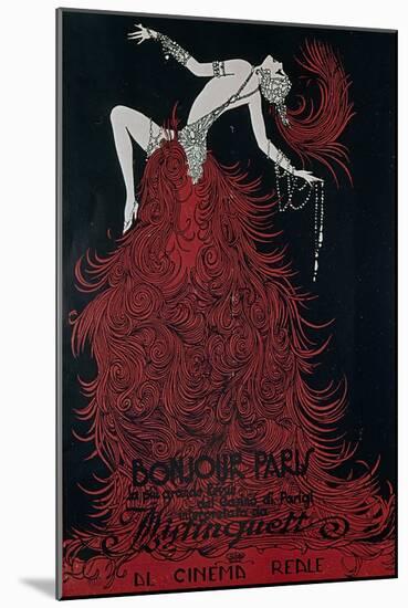 Jeanne-Marie Bourgeois, known as Mistinguett-null-Mounted Giclee Print