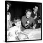 Jeanne Moreau Slicing a Cake-DR-Stretched Canvas