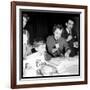 Jeanne Moreau Slicing a Cake-DR-Framed Photographic Print