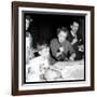 Jeanne Moreau Slicing a Cake-DR-Framed Photographic Print