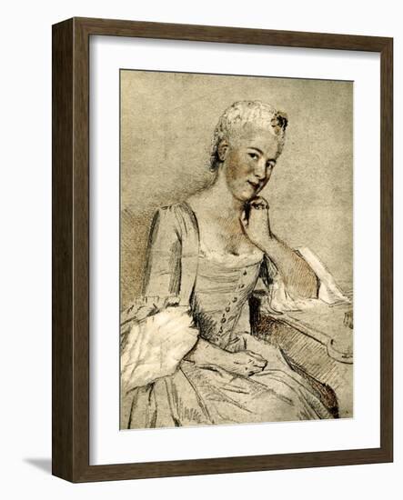 Jeanne Natoire-Jean-Etienne Liotard-Framed Giclee Print