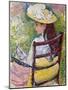 Jeanne Pissarro, 1895 (Oil on Canvas)-Theo Van Rysselberghe-Mounted Giclee Print
