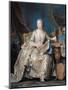 Jeanne Poisson (1721-64) the Marquise De Pompadour, 1755-Maurice Quentin de La Tour-Mounted Giclee Print