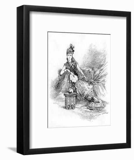 Jeanne Princesse Sagan-Esme Gautier-Framed Art Print