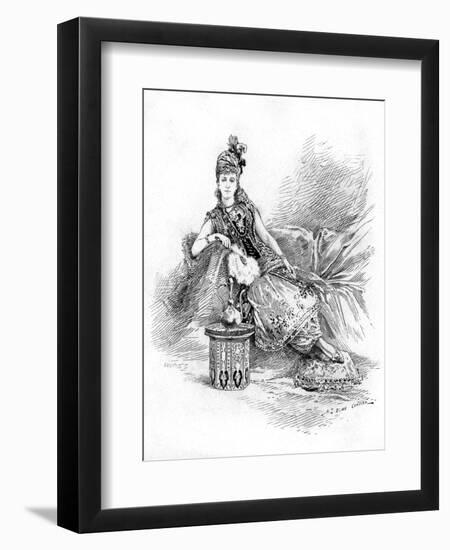 Jeanne Princesse Sagan-Esme Gautier-Framed Art Print