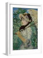 Jeanne (Spring), 1881-Edouard Manet-Framed Art Print