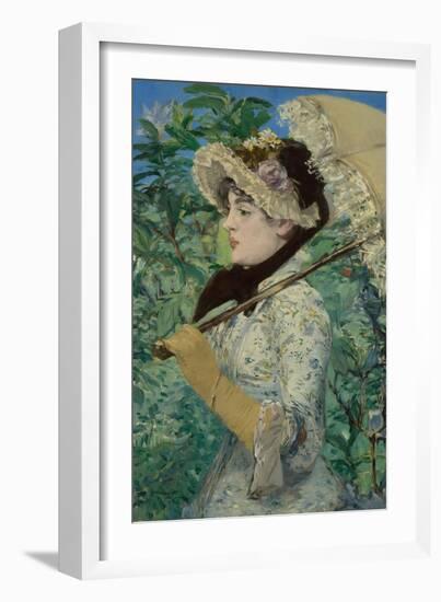 Jeanne (Spring), 1881-Edouard Manet-Framed Art Print