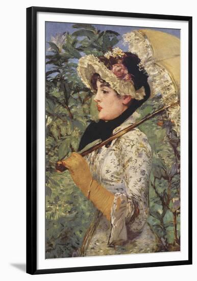 Jeanne-Edouard Manet-Framed Art Print