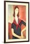 Jeanne-Amedeo Modigliani-Framed Art Print