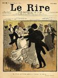 Dancing Couples, from the Front Cover of 'Le Rire', 17th December 1898-Jeanniot-Laminated Giclee Print