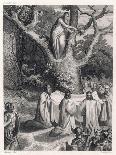 Druids Cut the Sacred Mistletoe-Jeanron-Art Print