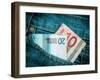 Jeans Pocket Money-Mr Doomits-Framed Photographic Print