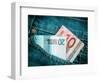 Jeans Pocket Money-Mr Doomits-Framed Photographic Print