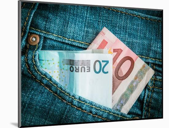 Jeans Pocket Money-Mr Doomits-Mounted Photographic Print