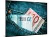 Jeans Pocket Money-Mr Doomits-Mounted Photographic Print