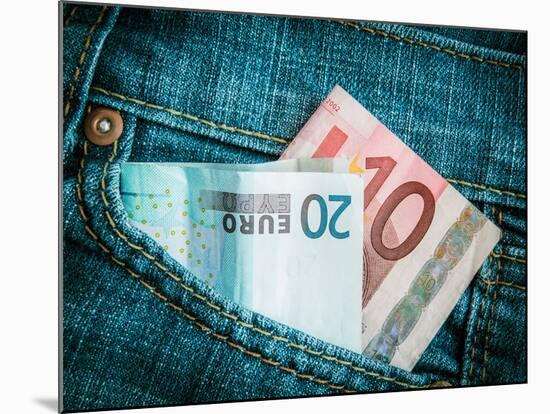 Jeans Pocket Money-Mr Doomits-Mounted Photographic Print