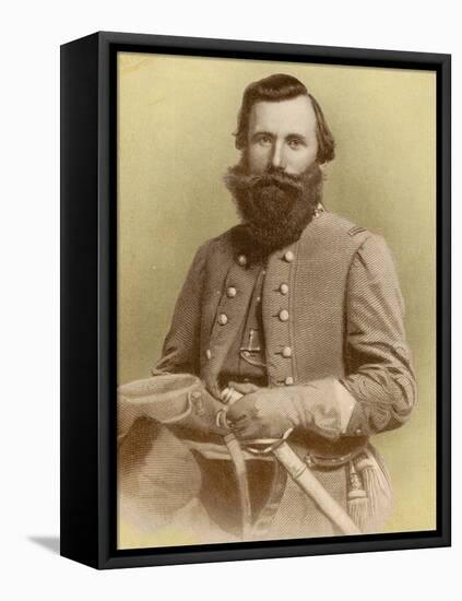 Jeb Stuart, Confederate General-Science Source-Framed Stretched Canvas