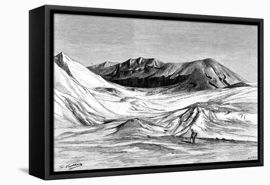 Jebel Khanfusa, the Sahara Desert, North Africa, 1895-Barbant-Framed Stretched Canvas