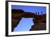 Jebel Umm Fruth Rock Bridge, Wadi Rum, Jordan, Middle East-Neil Farrin-Framed Photographic Print