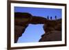 Jebel Umm Fruth Rock Bridge, Wadi Rum, Jordan, Middle East-Neil Farrin-Framed Photographic Print