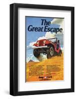 Jeep Cj-5 Renegade-Greatescape-null-Framed Art Print