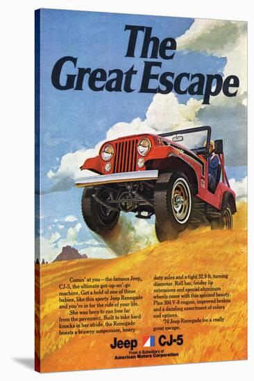 Jeep Cj-5 Renegade-Greatescape-null-Stretched Canvas