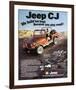 Jeep CJ - We Build 'Em Tough-null-Framed Art Print