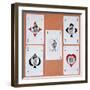 Jeep Pack of playing cards from Belgium, 1940s-Unknown-Framed Giclee Print