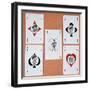 Jeep Pack of playing cards from Belgium, 1940s-Unknown-Framed Giclee Print