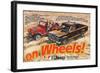 Jeep Renegade Pickup-On Wheels-null-Framed Art Print