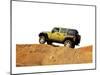 Jeep Rubicon Ad-null-Mounted Art Print