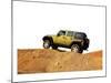 Jeep Rubicon Ad-null-Mounted Art Print