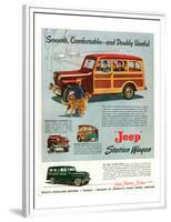 Jeep Station-Smooth Comfortable-null-Framed Premium Giclee Print