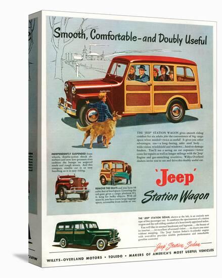 Jeep Station-Smooth Comfortable-null-Stretched Canvas