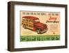 Jeep Station Wagon Car for All-null-Framed Art Print