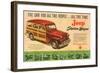Jeep Station Wagon Car for All-null-Framed Art Print